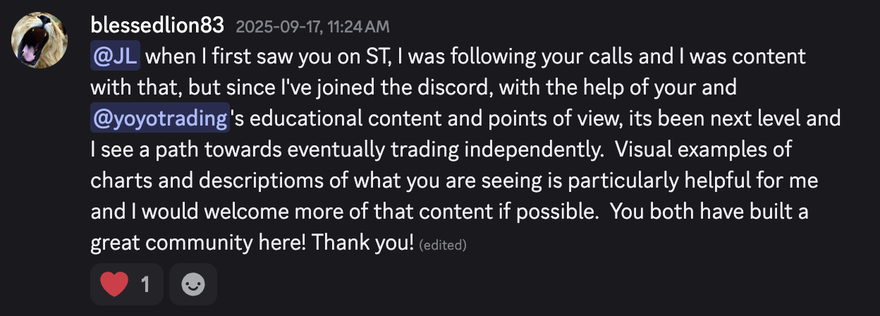 Stocks To Freedom member testimonial 20