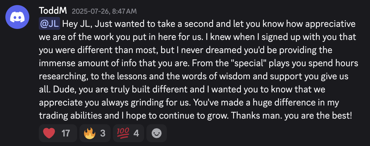 Stocks To Freedom member testimonial 25