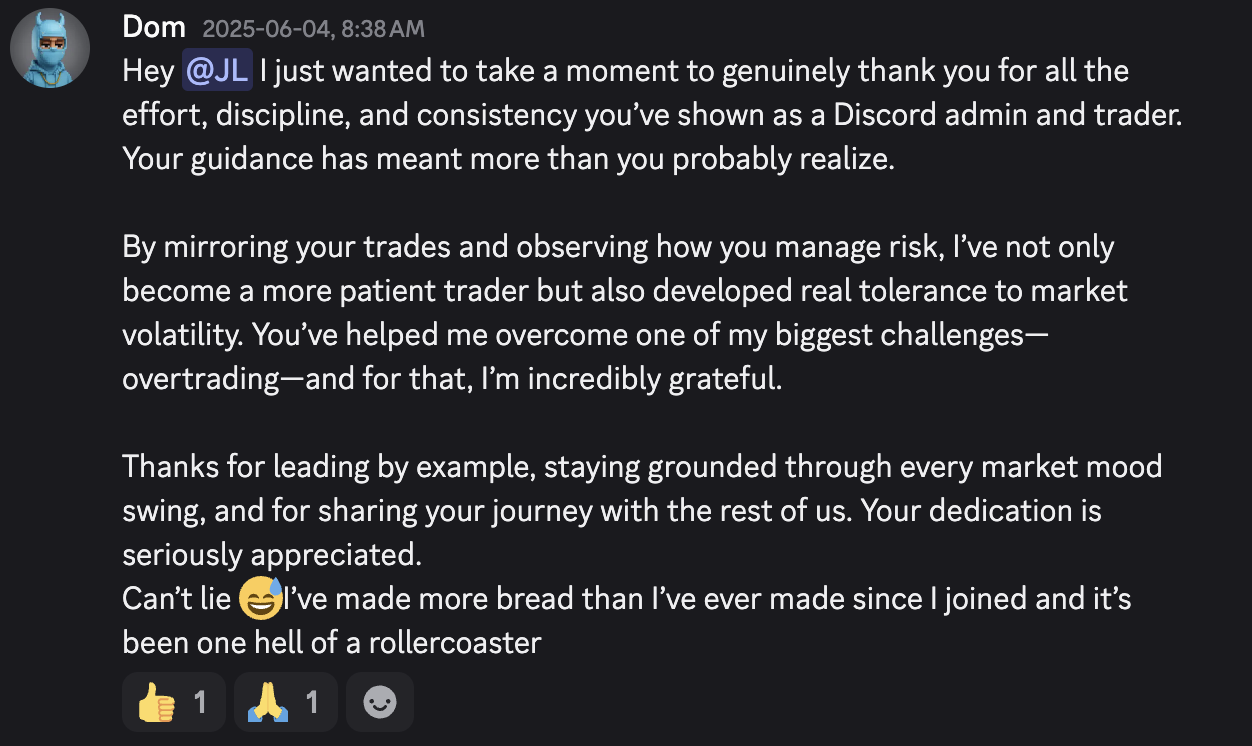 Stocks To Freedom member testimonial 32